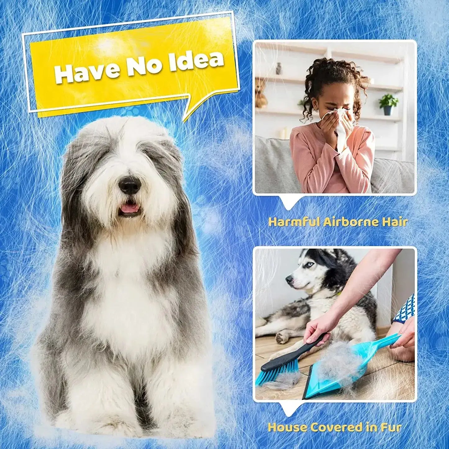 Transform grooming into a relaxing bonding moment with our Pet Grooming Glove—a unique, gentle massage that keeps your home clean and your pet happy