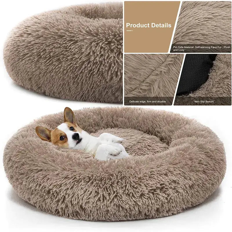 Pamper your pet with the Cozy Comfort Anti-Anxiety Pet Bed—a uniquely plush haven that melts away stress and wraps them in soothing, heartfelt comfort